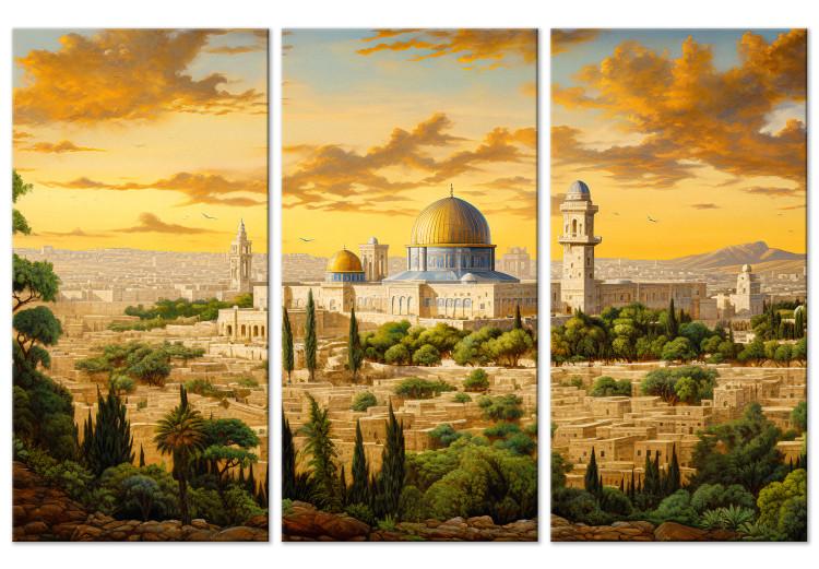 Canvas Print Jerusalem - Artistic Reflection of the Ancient City