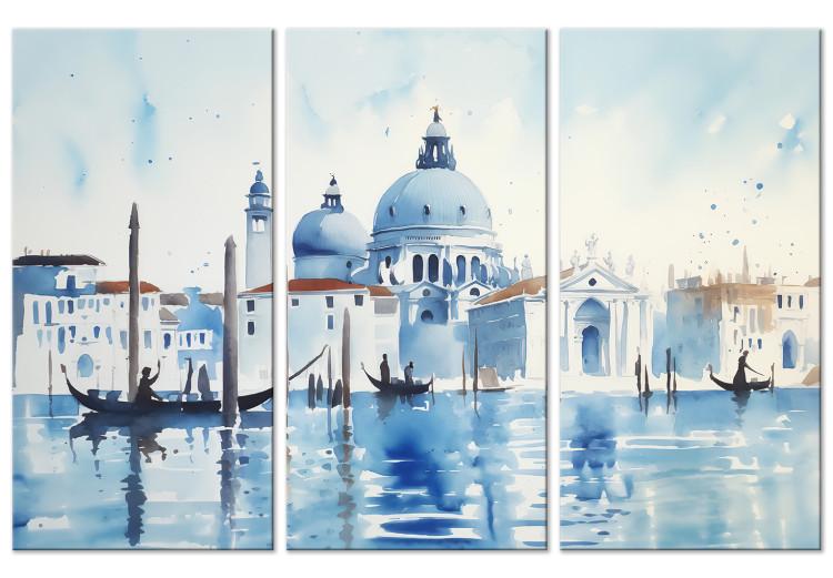 Canvas Print Venice - Picturesque Canals and Architecture in Daylight