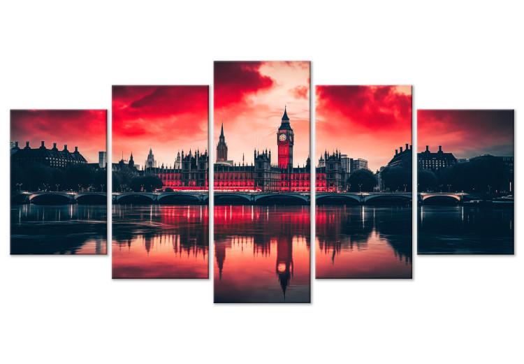 Canvas Print London - Photographic Capture of Heart of Great Britain