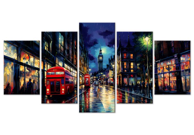 Canvas Print London - Artistic Interpretation of the British Metropolis