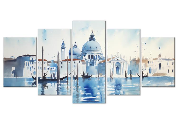 Canvas Print Venice - Scenic Landscape with Historic Architecture in the Background