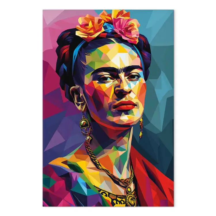T-Shirt Donna In Cotone Slub Street Style Frida Kahlo – Manica Corta, Modello TSULSLB, 100% Cotone Leggero