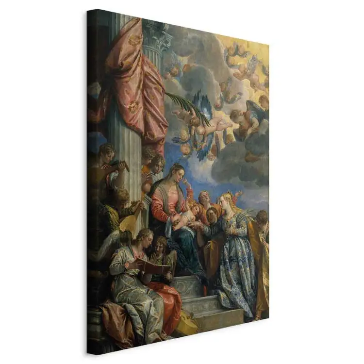 Art Reproduction Paolo Veronese - The mystic marriage of St. Catherine ...