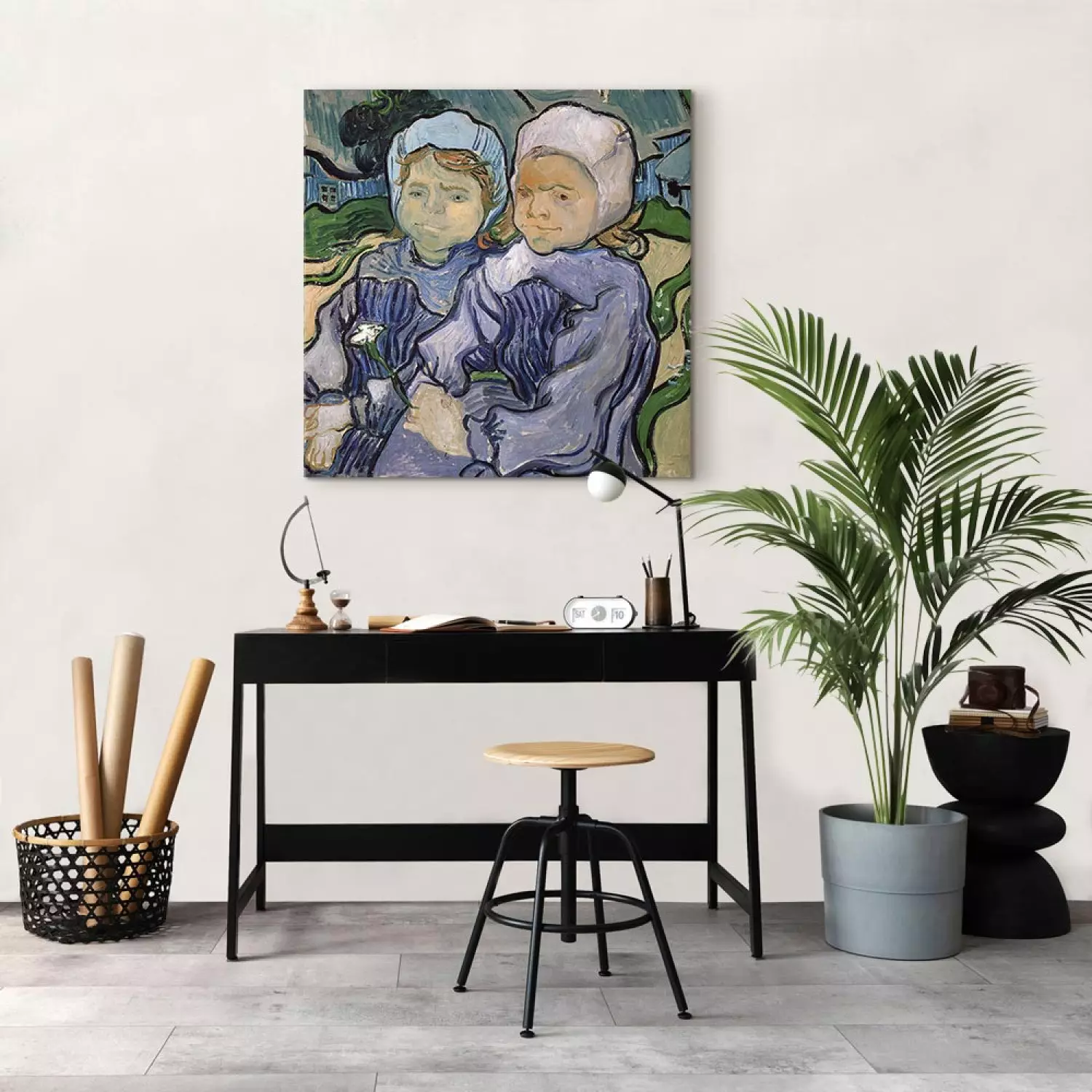Reproduction Painting Vincent Van Gogh Two Little Girls bimago