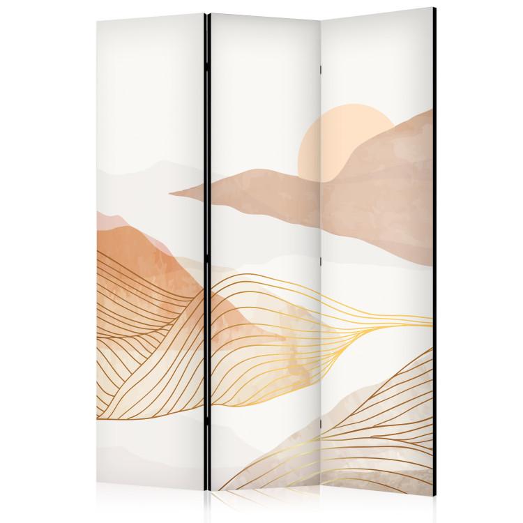 Room Divider Abstract Shapes - Composition in Pastel Colors [Room Dividers]