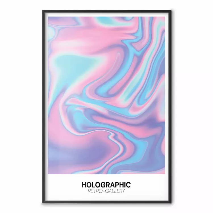 Holographic Pattern - Dynamic Colorful Waves with a Retro Touch