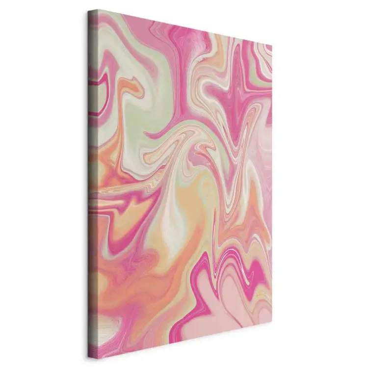 Pink Frenzy - Energetic Pattern in Warm Colors