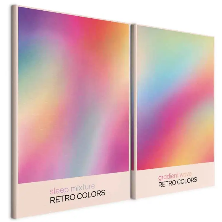 Pastel Gradient - Subtle Transitions in Retro Style