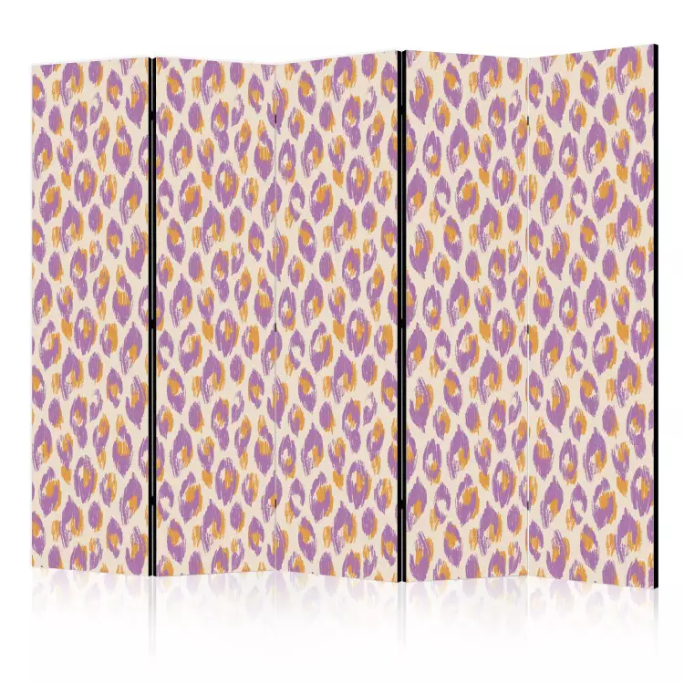 Purple Spots - Abstract Pattern with Contrasting Accents