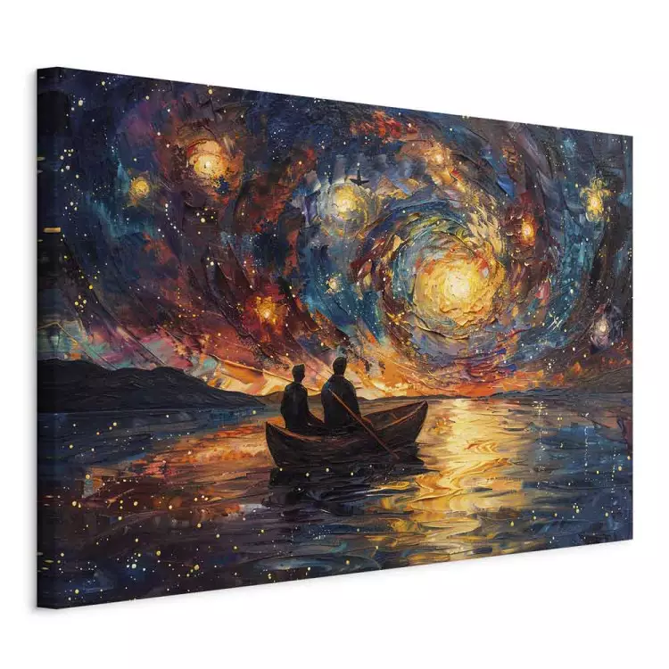 Starry Imagery - Night Cruise Inspired by Van Gogh's Art