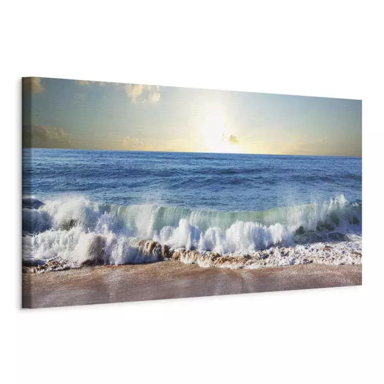 Sea Dawn - waves crashing on the shore at sunrise