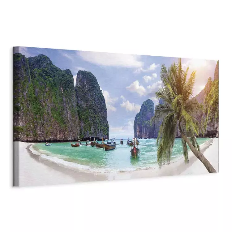 Exotic Bay - Calm Waters and Lush Vegetation of Thailand