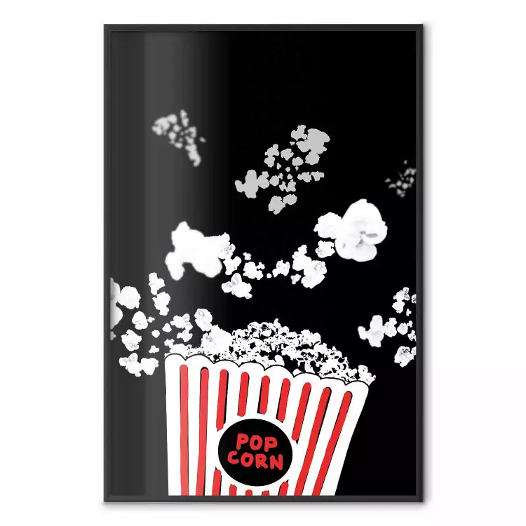 Cinematic Popcorn - Bursting Corn Kernels in Contrasting Style
