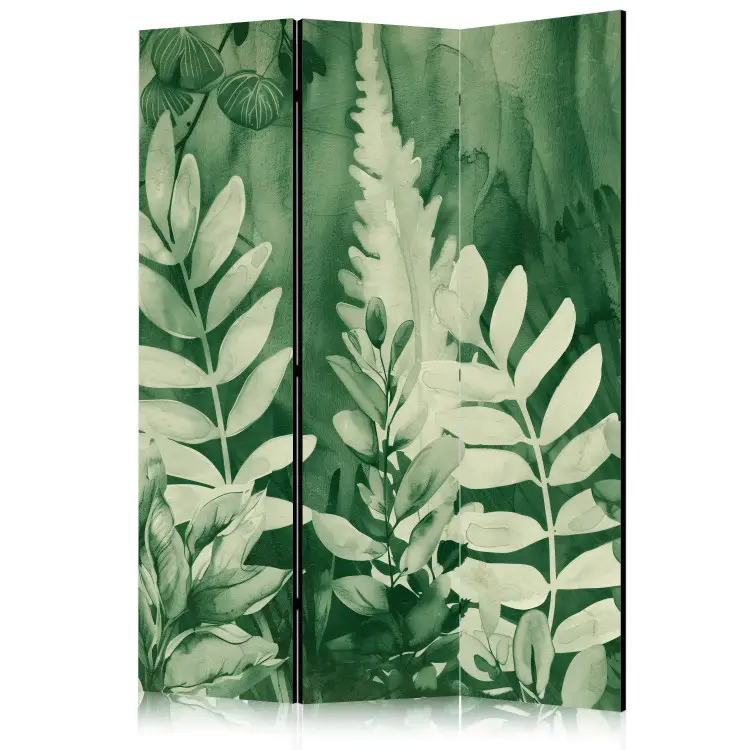 Green World - harmonious blend of various leaf shapes in dark shades
