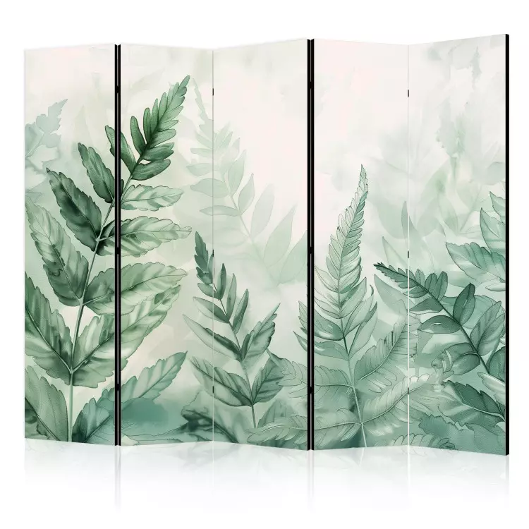 Forest Patterns - harmonious arrangement of diverse leaves in subtle tones