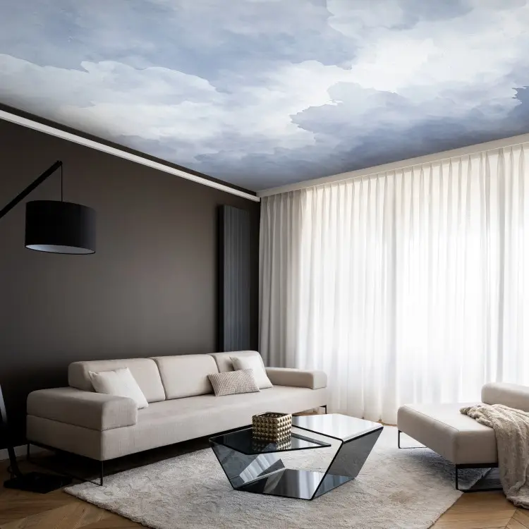 Pastel Dream - Composition of Light and Soft Clouds Creating a Calm Atmosphere
