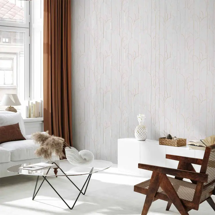 Elegant patterns - full of shine, elegant, repeating arched shapes