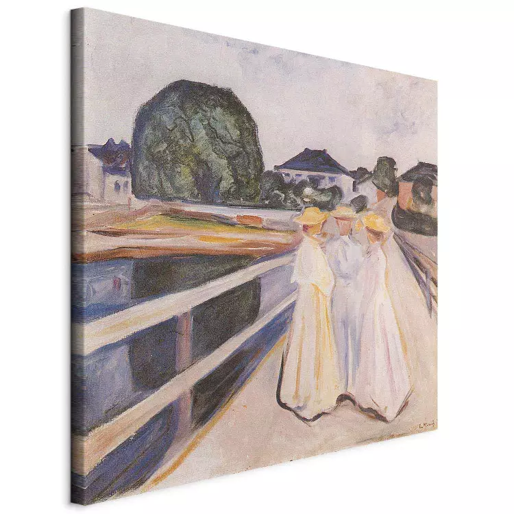 Reproduction Painting Edvard Munch The Women on the Bridge bimago