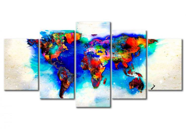 Canvas Print All colors of the world