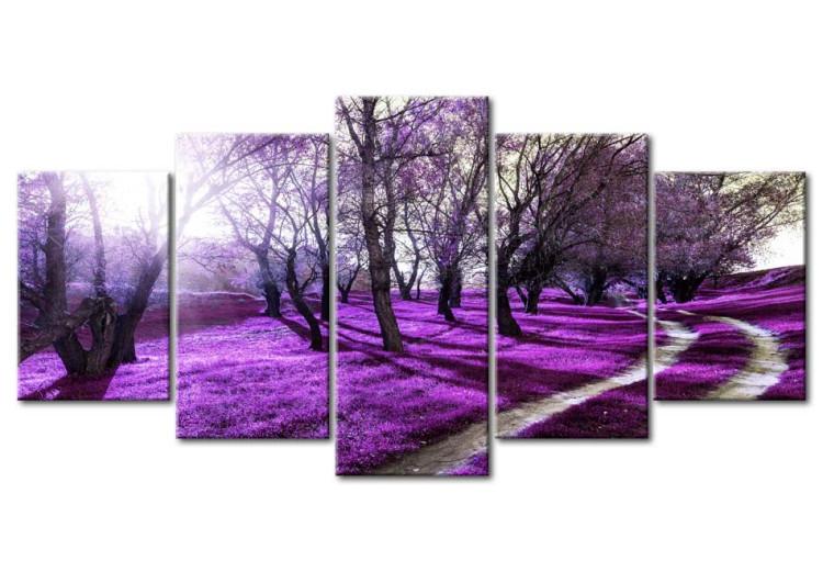 Canvas Print Lavender orchard