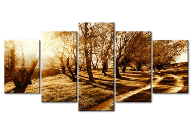 Canvas Print Amber orchard