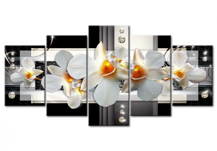 Canvas Print Sunny orchids