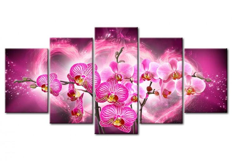 Canvas Print Love in pink