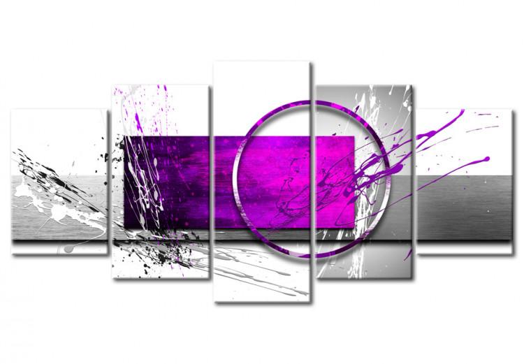 Canvas Print Purple Expression