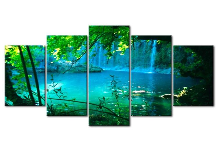 Canvas Print Turquoise seclusion