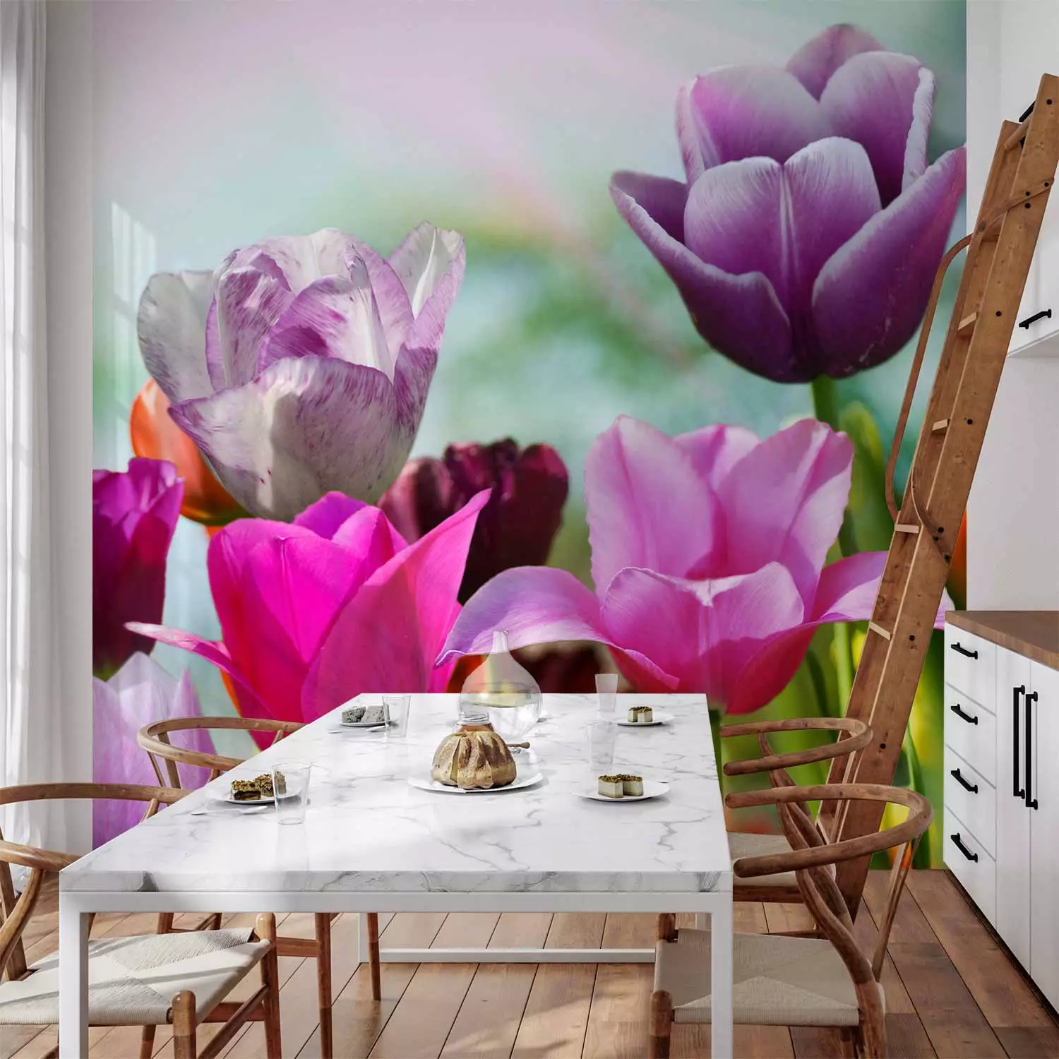 Tulip wallpaper discount