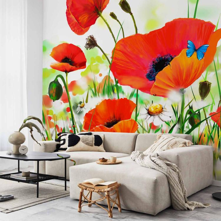 Flower Mural, Flower Wall Murals, Floral Wall Mural, Floral Mural