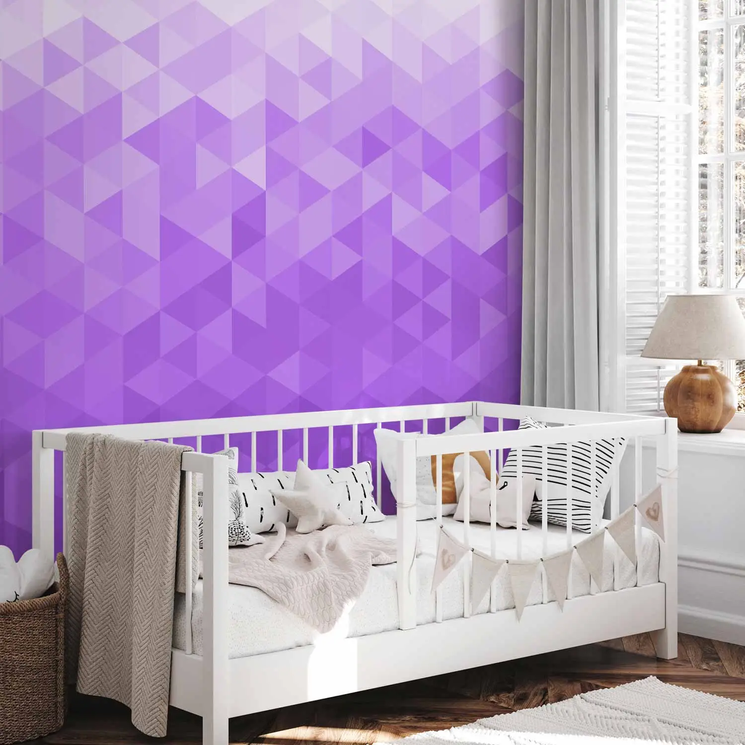 purple geo wallpaper