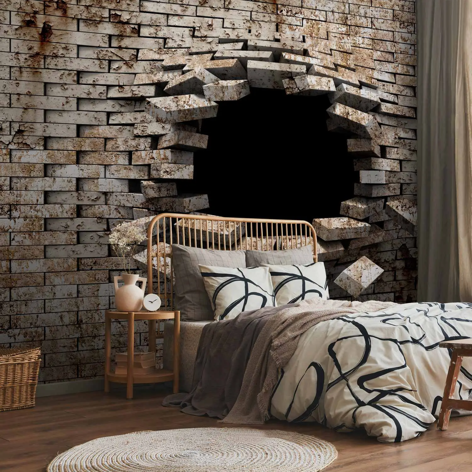3d wallpaper feature wall