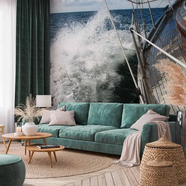 A boat in the sea
