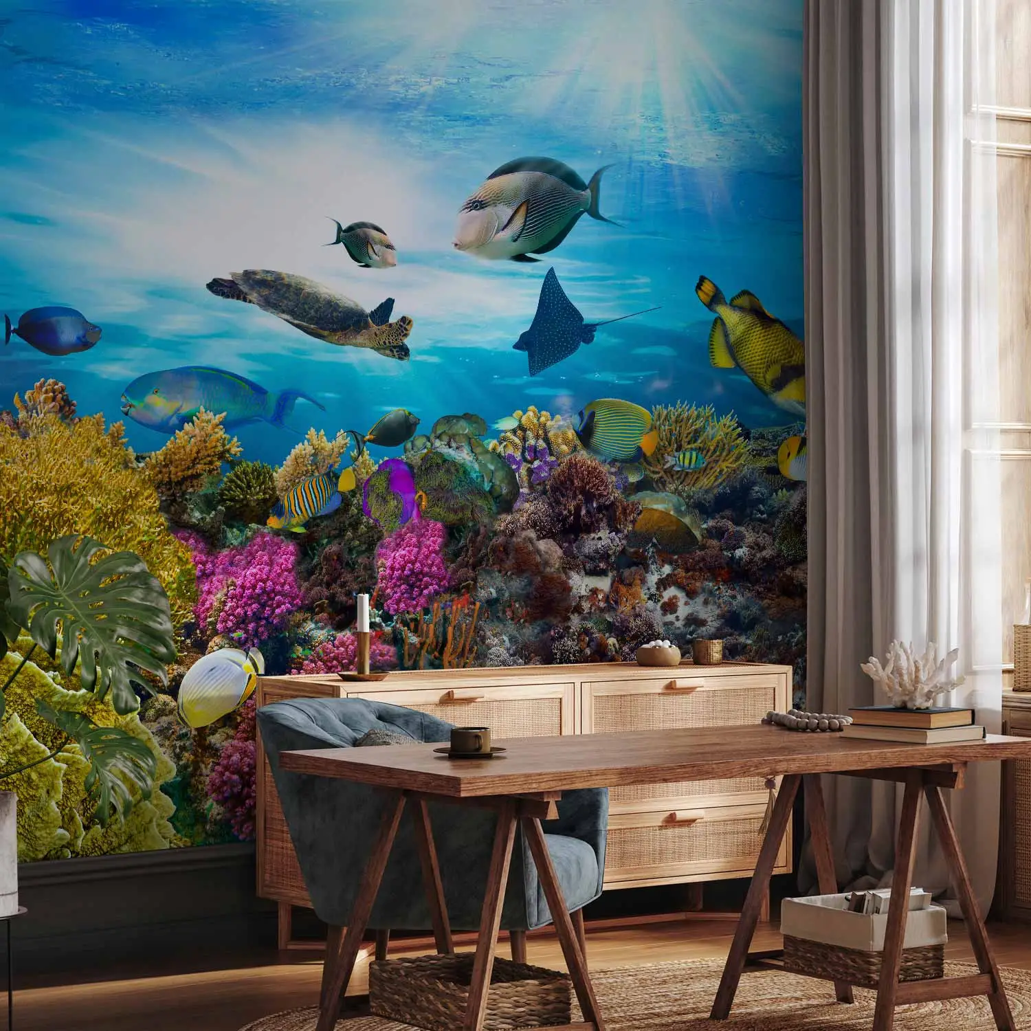 coral reef wallpaper uk