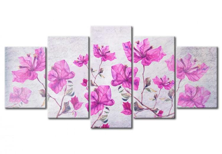Canvas Print Purple Flowers
