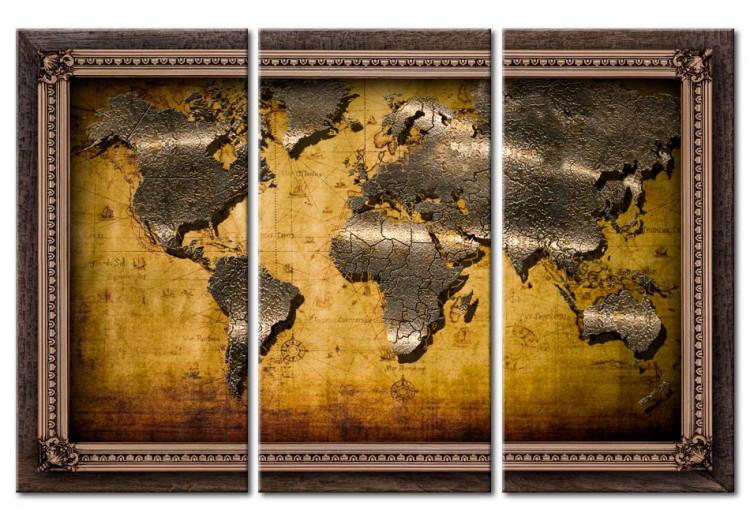 Canvas Print The World in a Frame