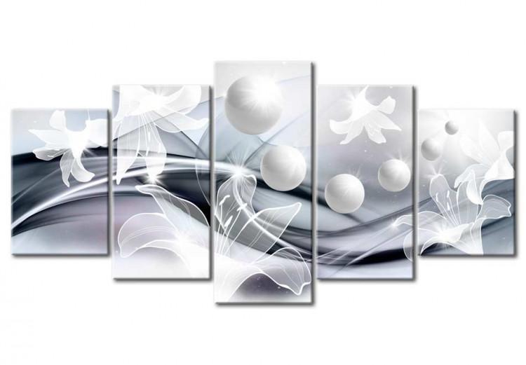 Canvas Print Pearls and Lilies