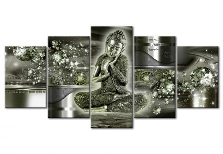 Canvas Print Emerald Budda