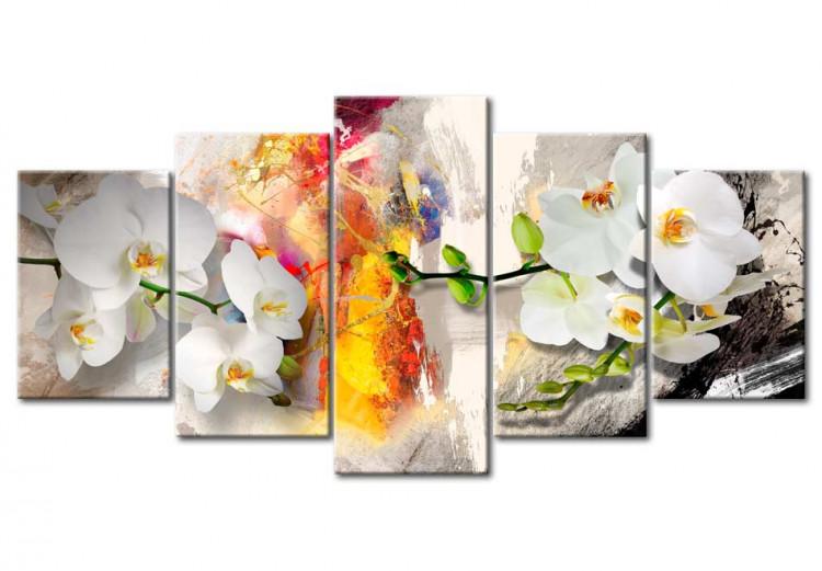 Canvas Print Orchid And Colors