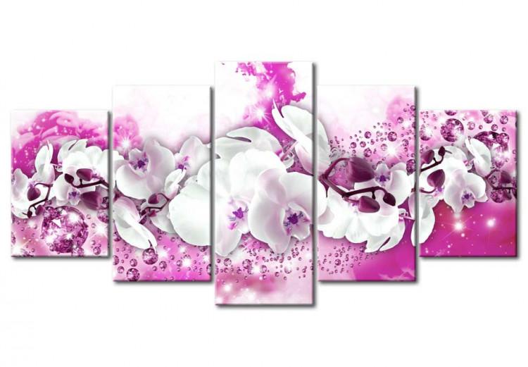 Canvas Print Arrival of Pink Orchid