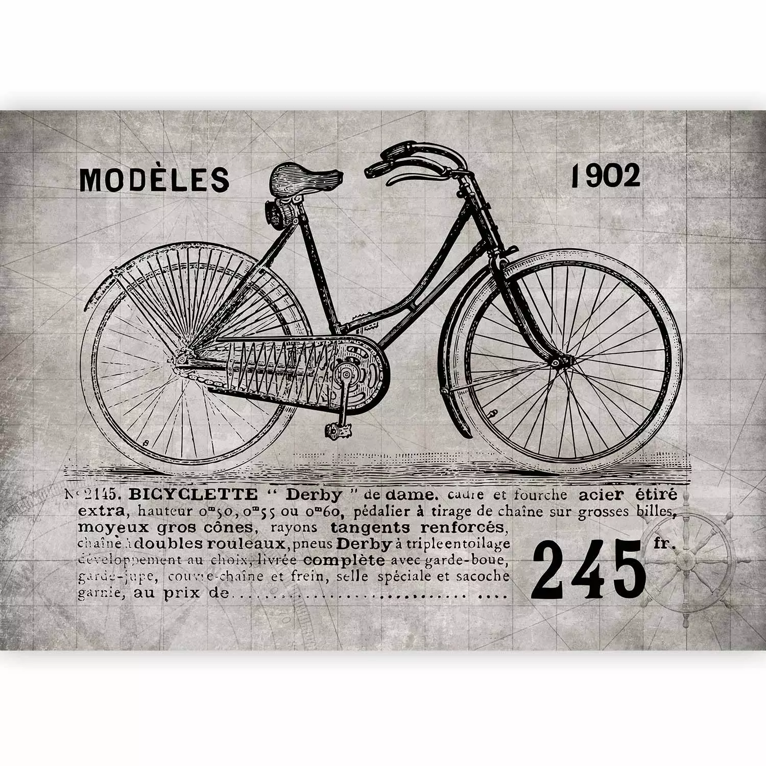 Wall Mural Bicycle Vintage bimago
