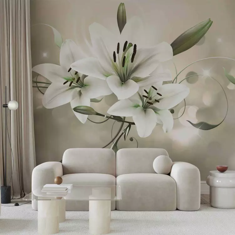 Wall Mural Lily - Flower of Masters