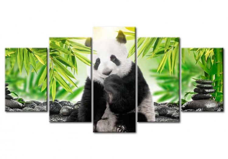 Canvas Print Sweet Little Panda