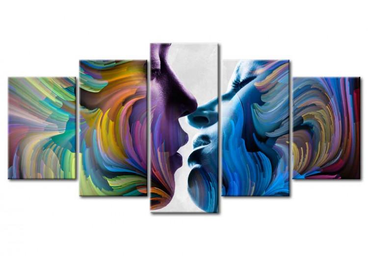Canvas Print Kiss of Colours