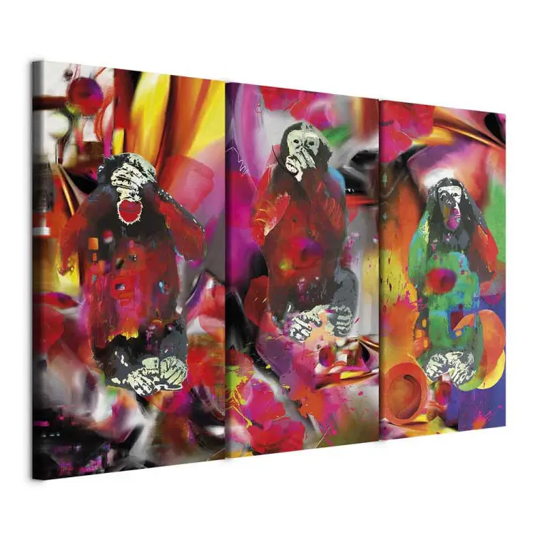 Crazy Monkeys - triptych