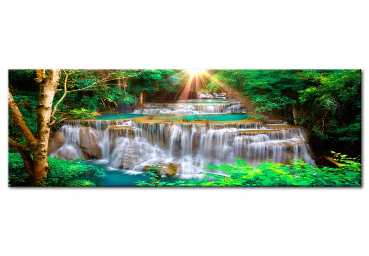 Canvas Print Tropical Waterfall