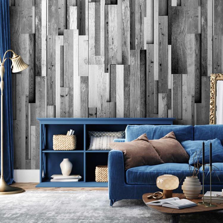 Wallpaper Gray wood