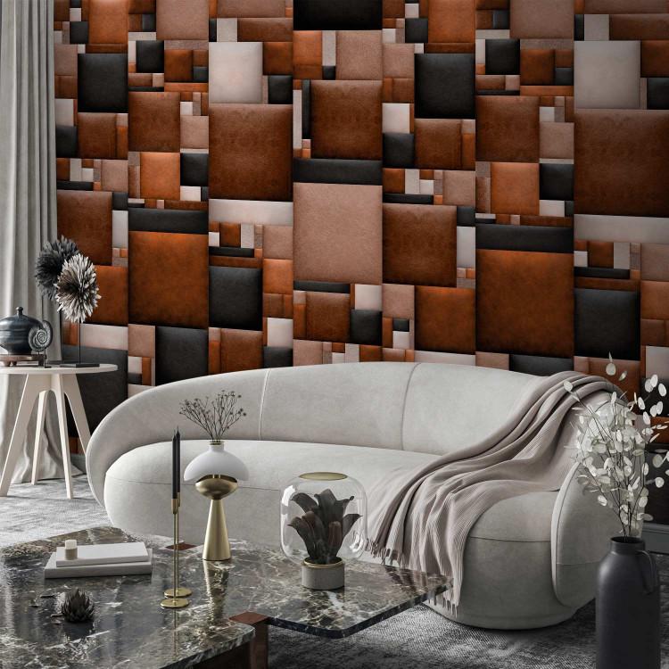 Wallpaper Leather blocks