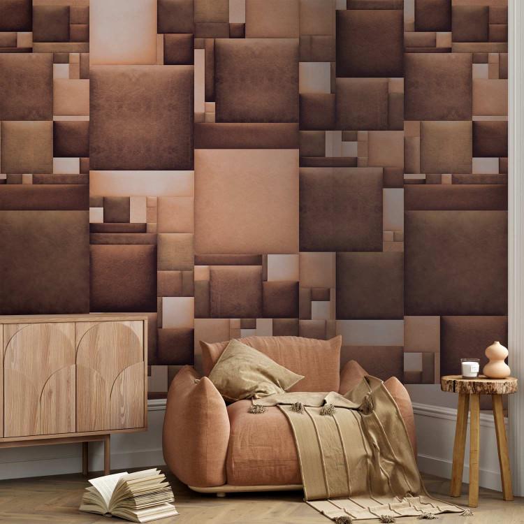 Wallpaper Leather mosaic